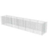 VIDAXL GABION -Planungsbox 540x90x100 cm verzinkter Stahl erhöht