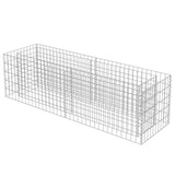 Vidaxl Gabion -Pflanzer erhöhte 180x50x50 cm verzinkter Stahl