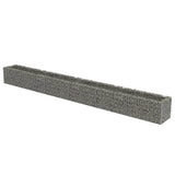 Vidaxl Gabion -Pflanzer erhöhte 540x50x50 cm verzinkter Stahl