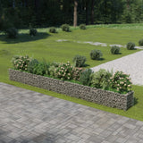 Vidaxl Gabion -Pflanzer erhöhte 540x50x50 cm verzinkter Stahl