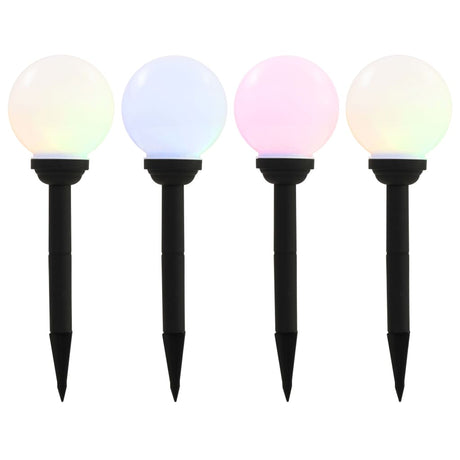 Vidaxl -LED -Solarzlampen um 15 cm RGB 4 STs