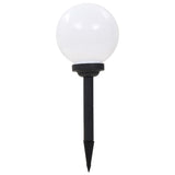 Vidaxxl LED-Solarlampen rund 20 cm RGB 3 Stk