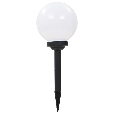 Vidaxxl LED-Solarlampen rund 20 cm RGB 3 Stk