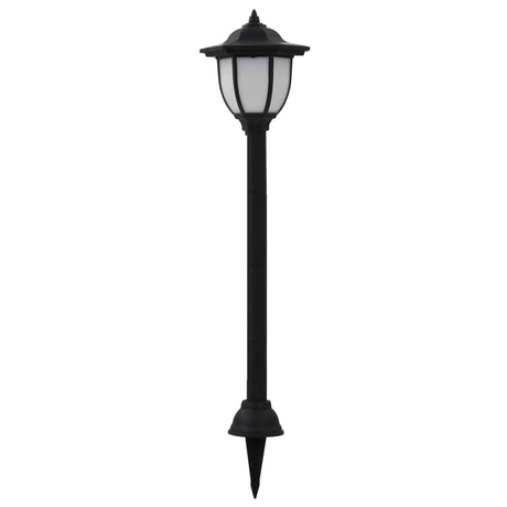 Vidaxl -LED -Solarlampen schwarze 3 PCs