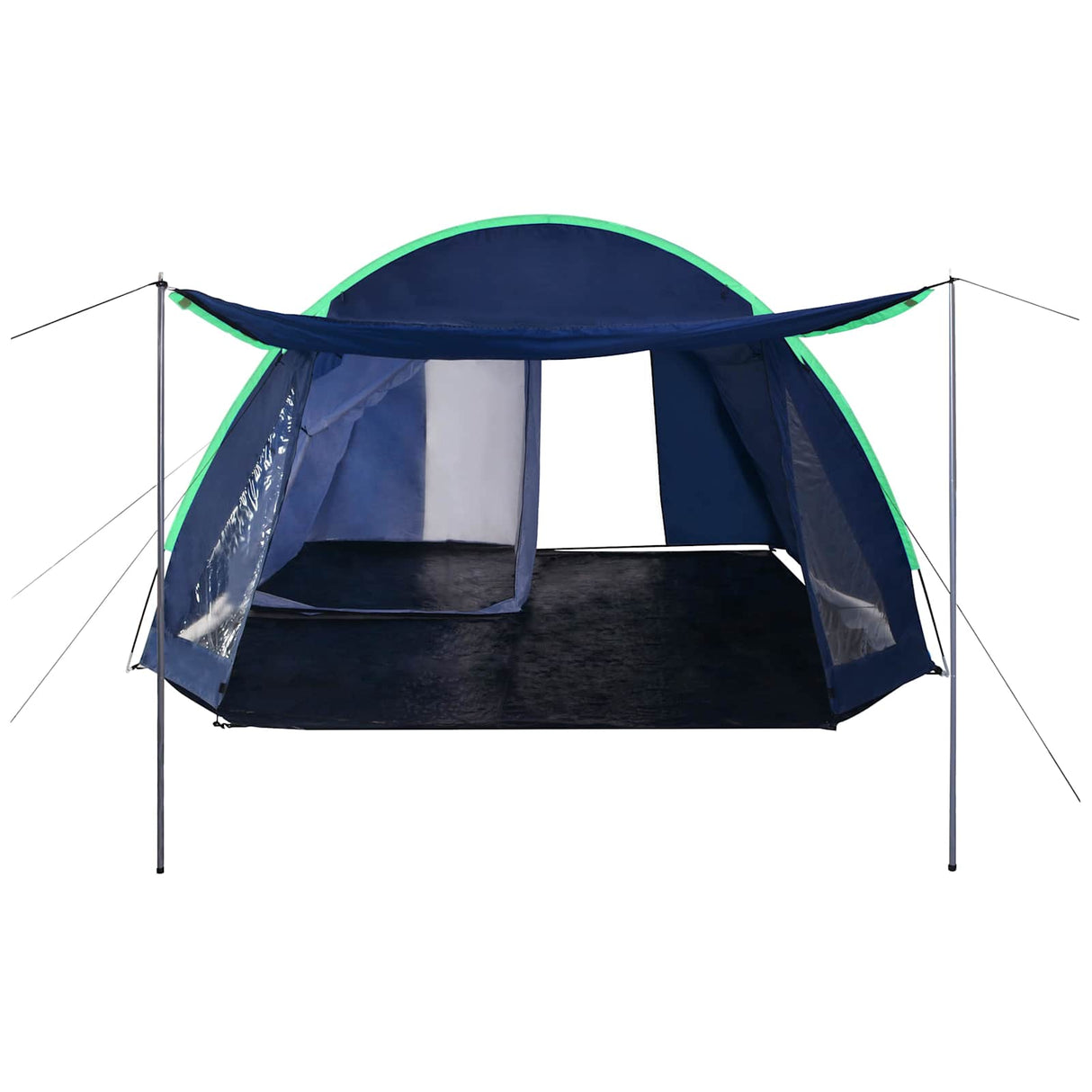 Vidaxl autotent met dak marineblauw 390 x 330 x 195 cm 180t polyamide