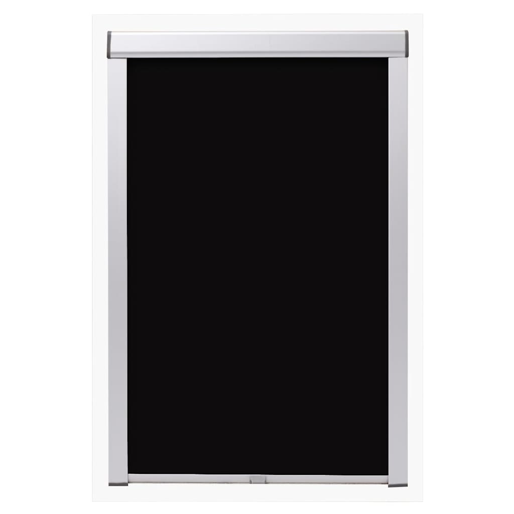 Vidaxl Roller Blind Damming Black FK06