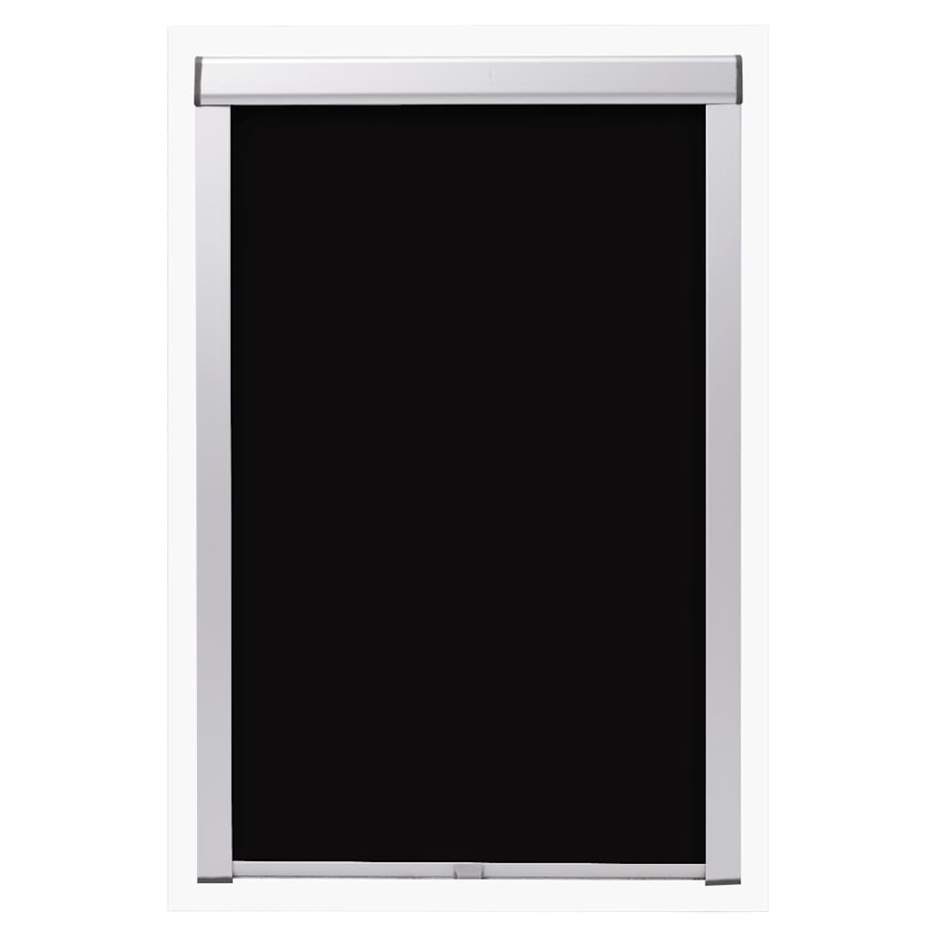 Vidaxl Roller Blind Damming Black PK08