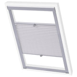 Vidaxl Roller Blind Falten weiße PK06