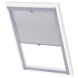 Vidaxl Roller Blind Falten weiße PK08