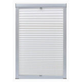 Vidaxl Roller Blind Falten weiße PK08