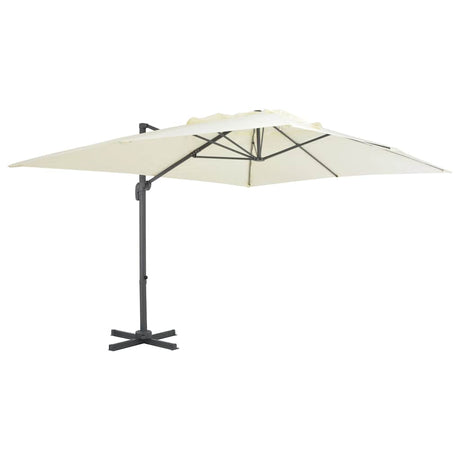 Vidaxx schwimmender Sonnenschirm mit Aluminiumstange 400x300 cm sandfarben