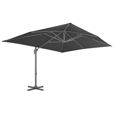 Vidaxx schwimmender Sonnenschirm mit Aluminiumstange 400x300 cm Anthrazit