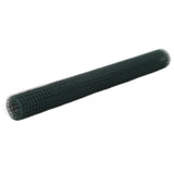 Vidaxl -Hühnerdraht 25x1,5 m Stahl mit PVC -Beschichtung grün