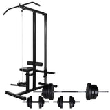 Vidaxl -Power Tower mit Halfter 60,5 kg