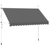 Vidaxl Luifel manuell ausziehbar 350 cm Anthrazit