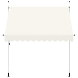 Vidaxl Luifel erstreckt sich manuell 250 cm Creme