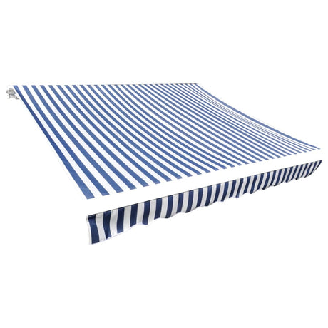 Vidaxl LaFeldoek 350x250 cm Leinwand Blau und Weiß