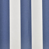 Vidaxl LaFeldoek 500x300 cm Leinwand Blau und Weiß