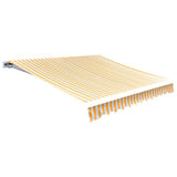 Vidaxl LaFeldoek 350x250 cm Leinwand Orange und Weiß