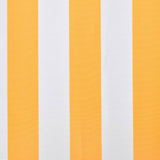 Vidaxl LaFeldoek 350x250 cm Leinwand Orange und Weiß