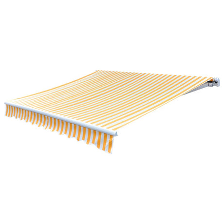 Vidaxl LaFeldoek 500x300 cm Leinwand Orange und Weiß