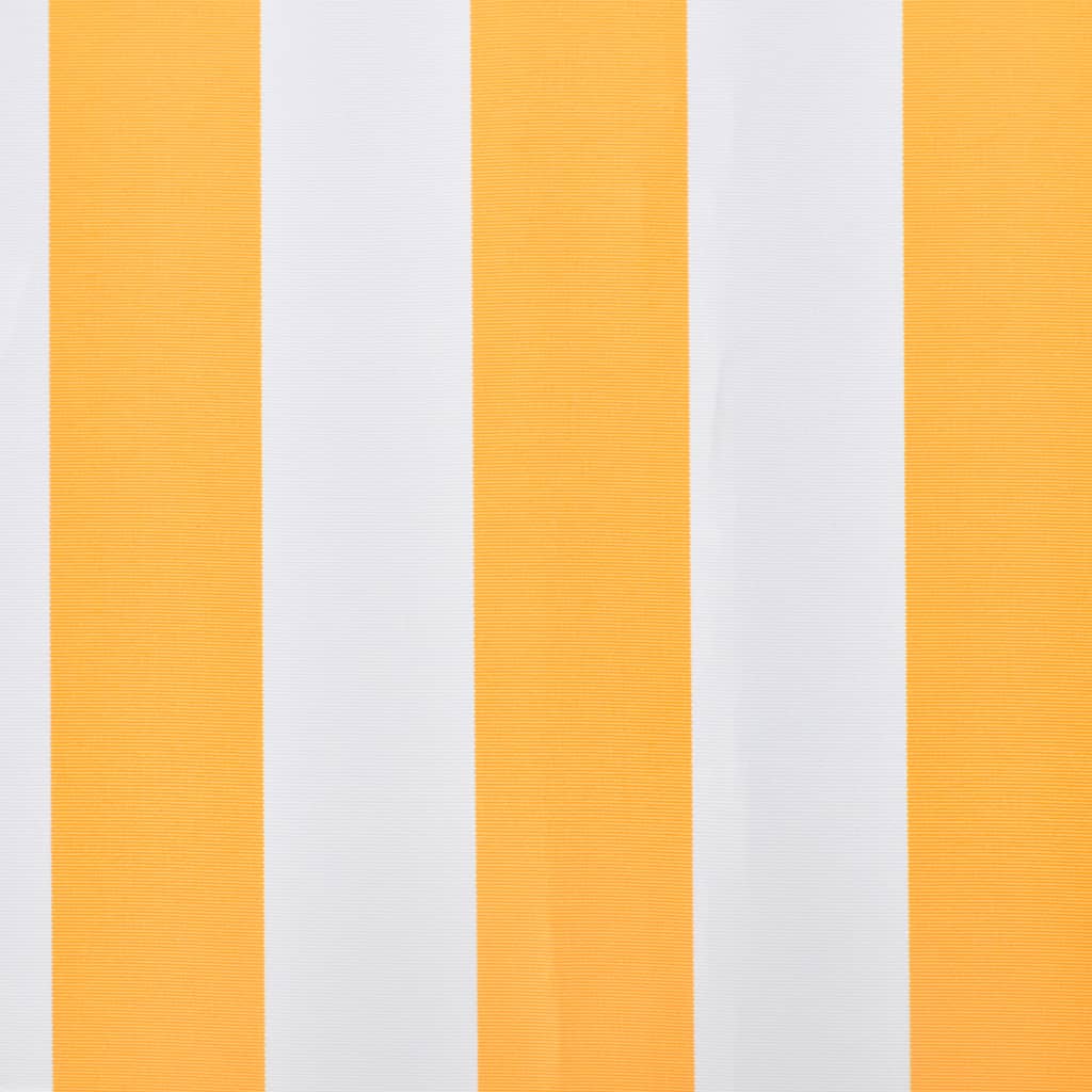 Vidaxl LaFeldoek 500x300 cm Leinwand Orange und Weiß