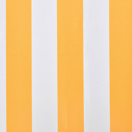 Vidaxl LaFeldoek 500x300 cm Leinwand Orange und Weiß