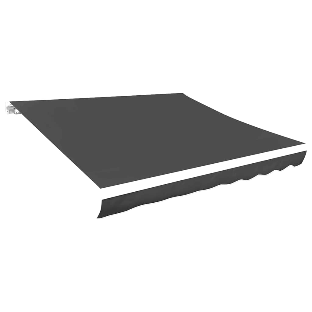 Vidaxl LaFeldoek 400x300 cm Leinwand Anthrazit