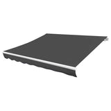Vidaxl LaFeldoek 400x300 cm Leinwand Anthrazit