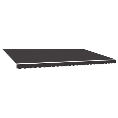 Vidaxl LaFeldoek 600x300 cm Leinwand Anthrazit