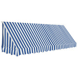 Vidaxl Luifel 350x120 cm blau und weiß