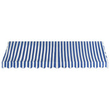 Vidaxl Luifel 350x120 cm blau und weiß
