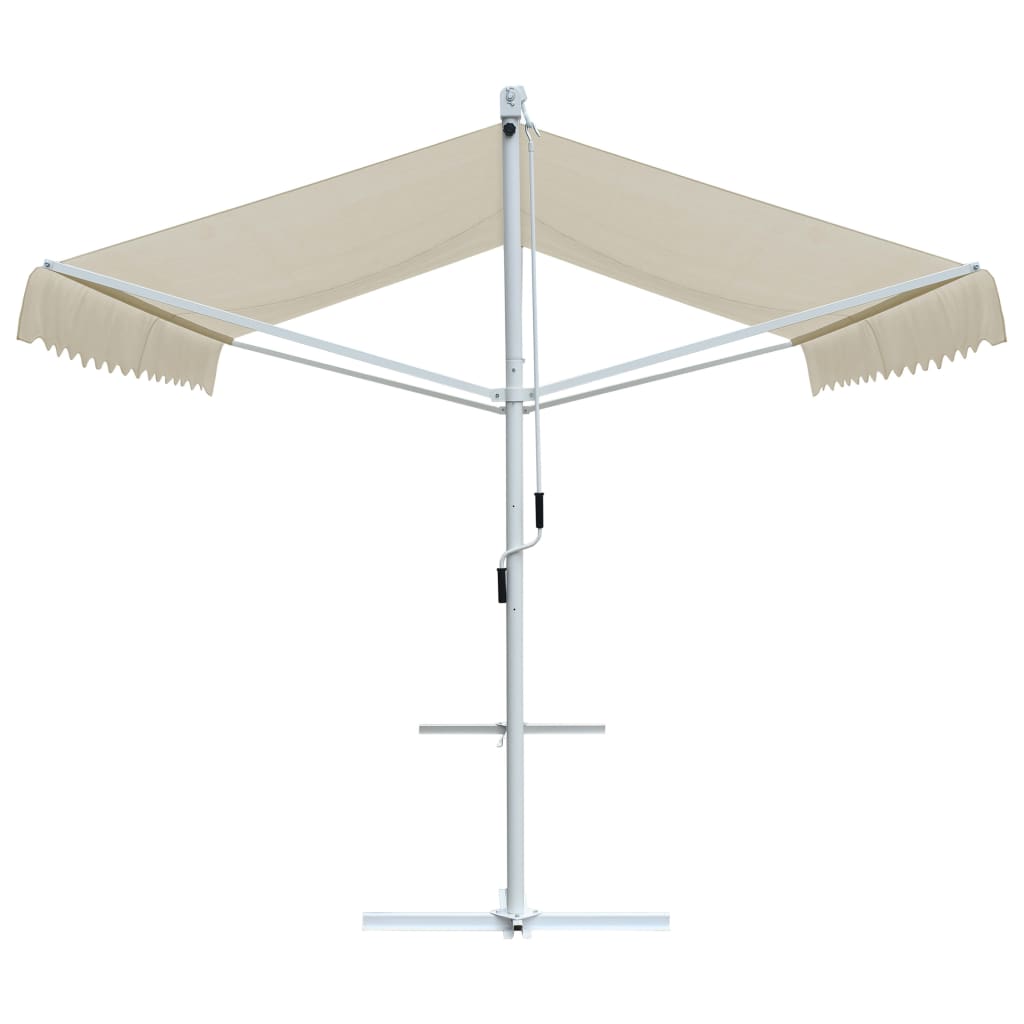 Vidaxl Luifel abgelöst 4x3 m Creme