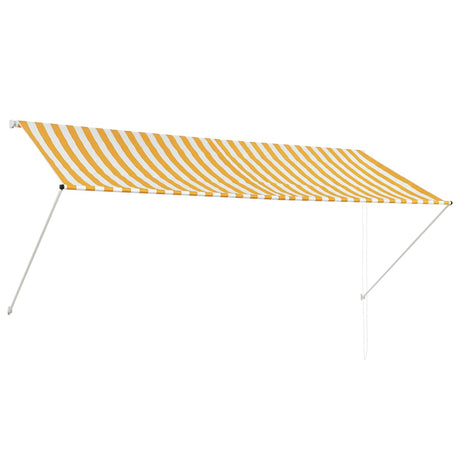 Vidaxl luifel ausziehbar 300x150 cm gelb und weiß