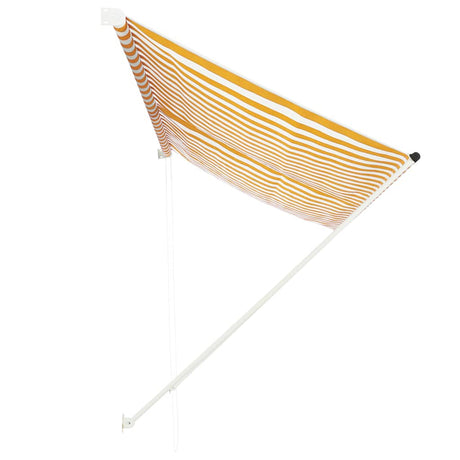 Vidaxl luifel ausziehbar 300x150 cm gelb und weiß