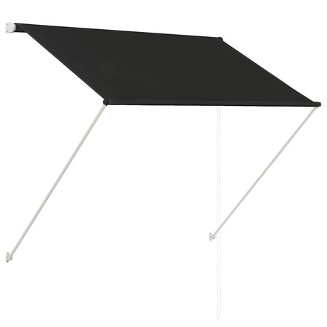 Vidaxl luifel extendable 150x150 cm Anthrazit