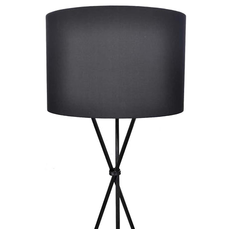 Vidaxl lampenkap voor vloerlamp met standaard 139 cm zwart