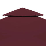 Vidaxl Prieverkak 2-layer 3x3m 310 g m² Bordeaux