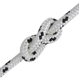 Vidaxl -Bootseil geflochten 6 mm 250 m Polyesterweiß