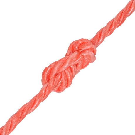 VidaXL Seil gedreht 12 mm 500 m Polypropylen Orange