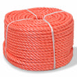 VidaXL Seil gedreht 16 mm 100 m Polypropylen Orange
