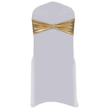 Vidaxl 25 St Stoellint mit Diamond -Stretchgold