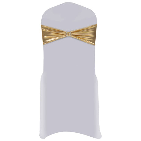Vidaxl 25 St Stoellint mit Diamond -Stretchgold