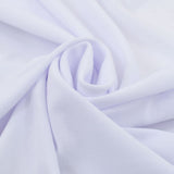 Vidaxx 2 Stück Tischdecken Stretch mit Rock 120x74 cm weiß