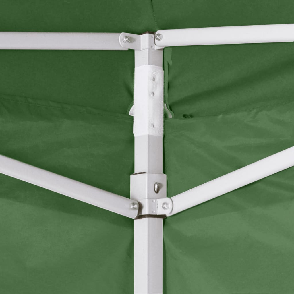 Vidaxl -Faltzelt mit 2 Wänden 3x3 m grün
