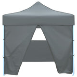 Vidaxl-Faltzelt-Popup mit 4 Seitenwänden 3x3 m Anthrazit