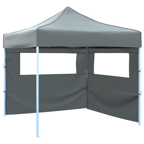 Vidaxl-Faltzelt-Popup mit 2 Seitenwänden 3x3 m Anthrazit