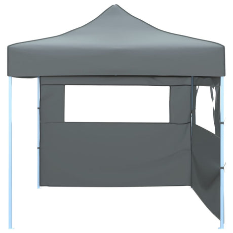 Vidaxl-Faltzelt-Popup mit 2 Seitenwänden 3x3 m Anthrazit