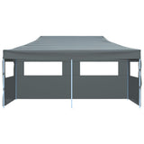 Vidaxl Partytent Pop-up faltbar mit Seitenwänden 3x6 m Anthrazit