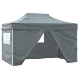 Vidaxl-Faltzelt-Popup mit 4 Seitenwänden 3x4,5 m Anthrazit